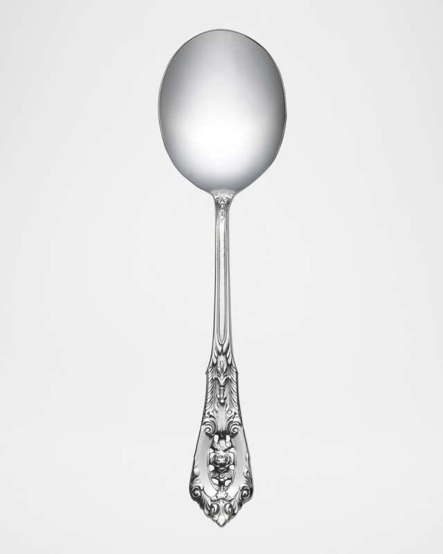 Rose Point Cream Soup Spoon